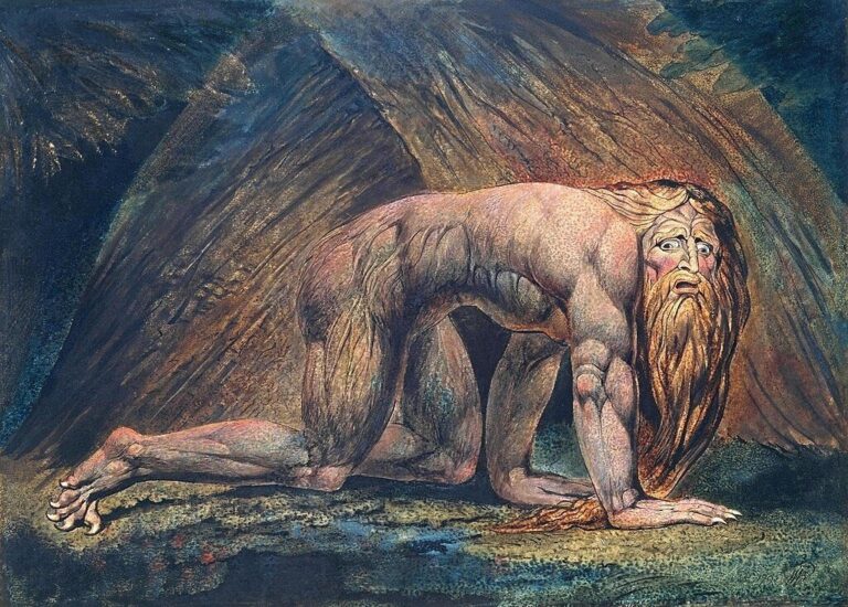 William Blake – Nebuchadnezzar (1795) blake nebuchadnezzar