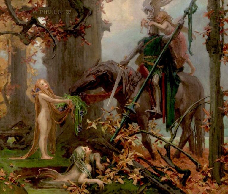 Maximilian Pirner – Fairytale Knight (Masal Şövalyesi), 1907