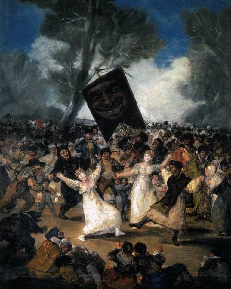 Francisco de Goya – Sardalyanın Defni (The Burial of the Sardine, 1819)