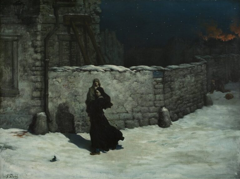 1870 Paris Kuşatması’ndan Bir Sahne (Episode of the Siege of Paris in 1870) – Gustave Doré, 1871