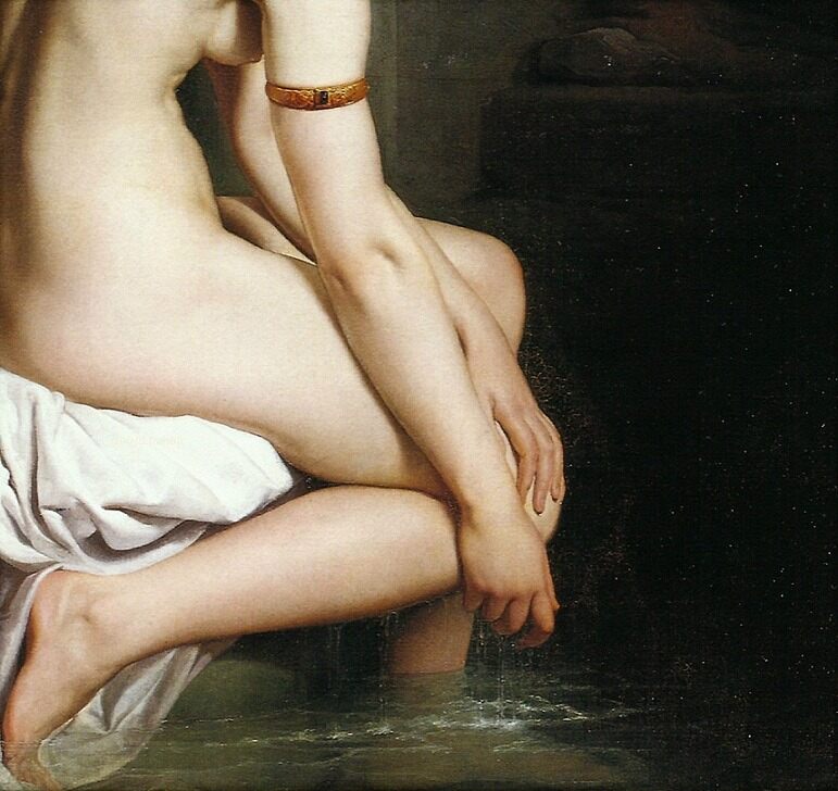 Francesco Hayez – Bathsheba (yak. 1827) hayez detay