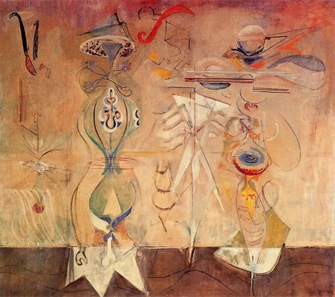 Mark Rothko – Slow Swirl at the Edge of the Sea, 1944
Boşluk yalnızca figürsüzlük değil, anlamın ertelendiği, yüzeyde salınan bir hafıza olarak resmedilir.
Kaynak: https://www.wikiart.org/en/mark-rothko/slow-swirl-at-the-edge-of-the-sea