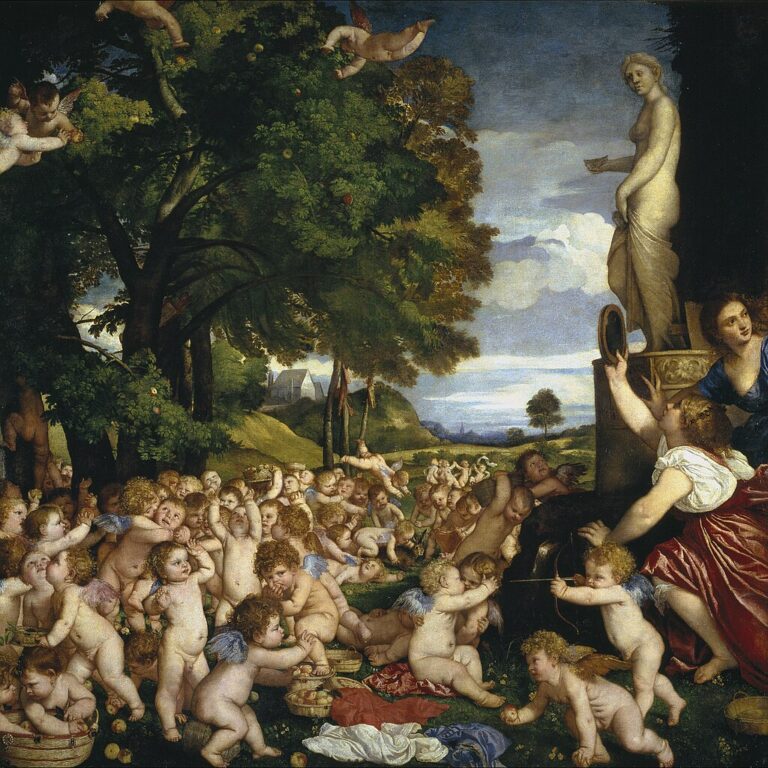 Tiziano Vecellio – Venüs’e Tapınma (1518–1519) titian venus tiziano