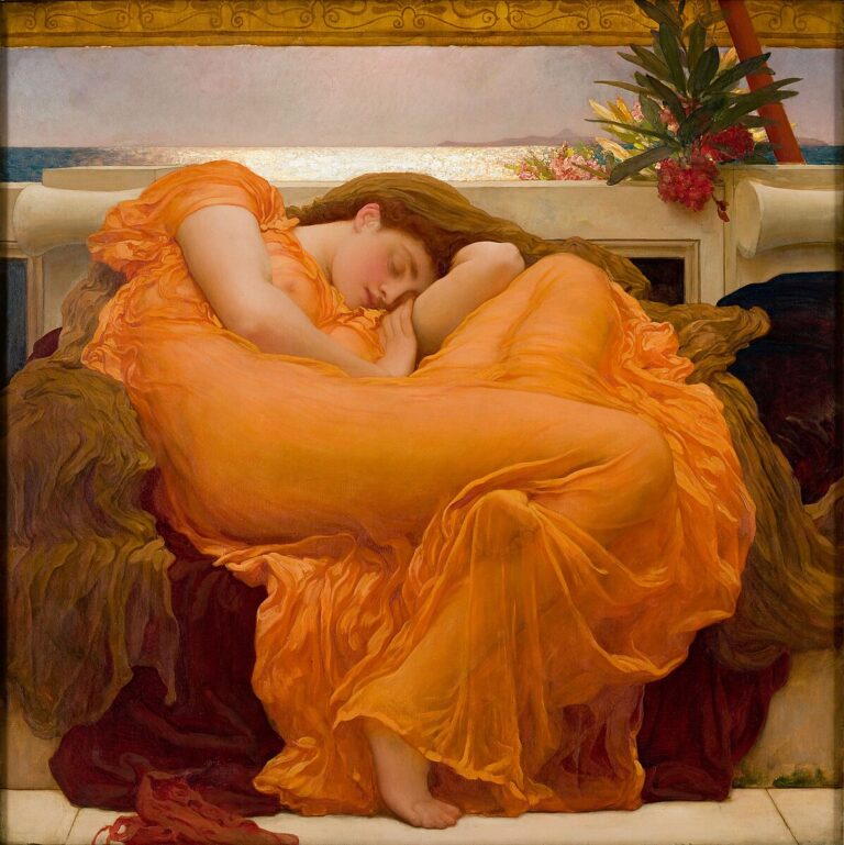 Frederic Lord Leighton – Flaming June (Haziran’ın Alevi), 1895