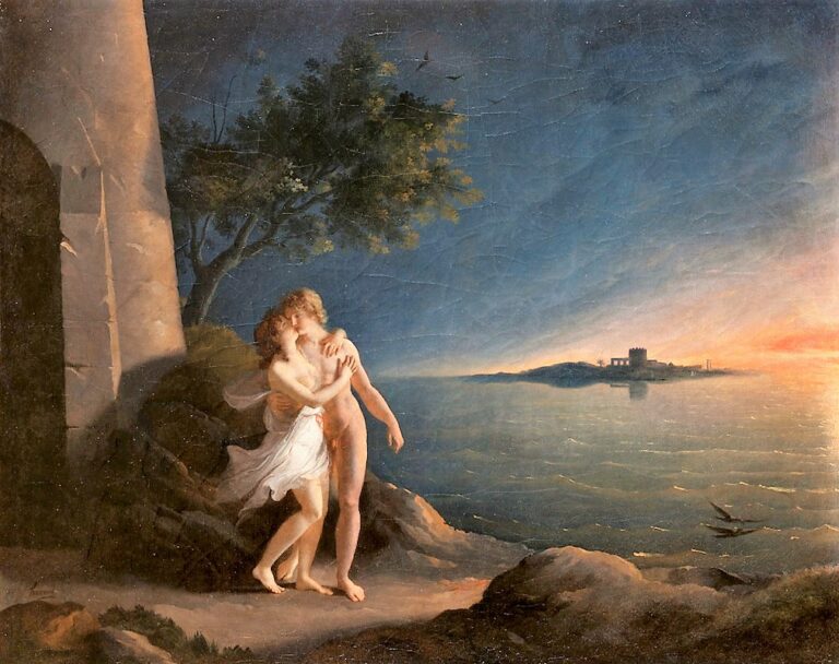 Fulchran Jean Harriet – Les Amours de Héro et Léandre (Héro ile Leandros’un Aşkı), 1796
