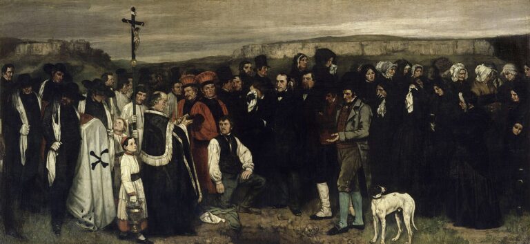 Gustave Courbet – Ornans’ta Cenaze