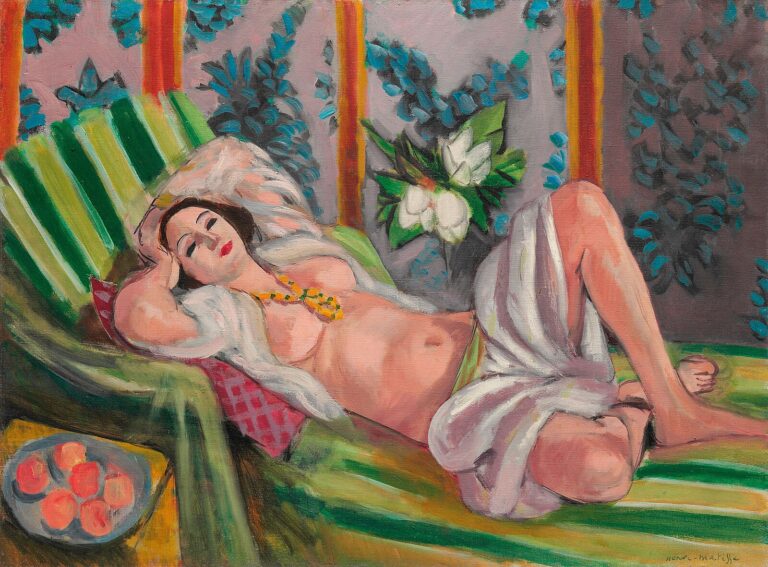 Manolyalarla Odalık (Odalisque with Magnolias) — Henri Matisse