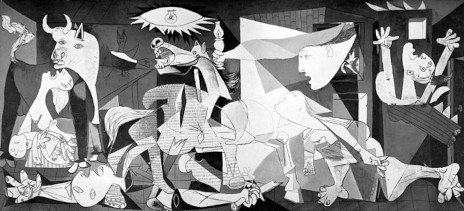 Picasso’nun Guernica tablosu, savaşın yıkıcılığını ve insanlığın acısını sembolik imgelerle aktaran modern sanatın en güçlü başyapıtıdır.
Kaynak: https://en.wikipedia.org/wiki/File:PicassoGuernica.jpg