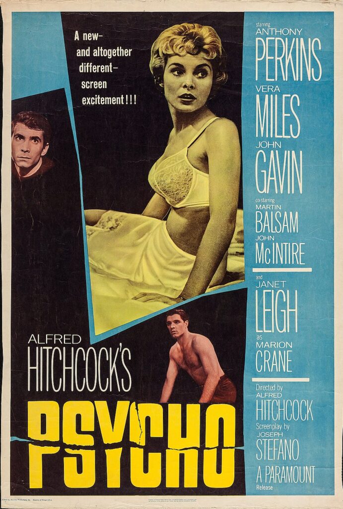 Psycho (1960) theatrical poster
Kaynak: https://commons.wikimedia.org/
wiki/File:Psycho_(1960)_theatrical_poster.jpg