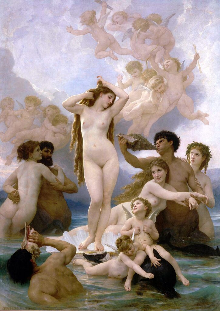 Venüs’ün Doğuşu (The Birth of Venus) – William-Adolphe Bouguereau, 1879 William Adolphe Bouguereau 1825 1905 The Birth of Venus 1879 1
