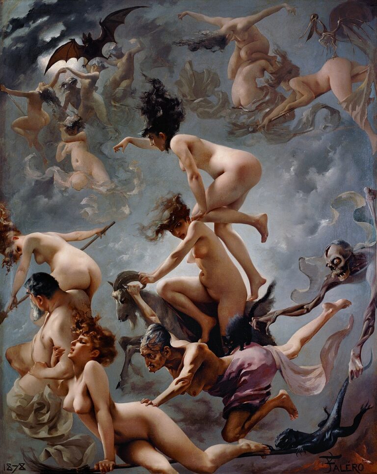 Luis Ricardo Falero - Witches Going to Their Sabbath