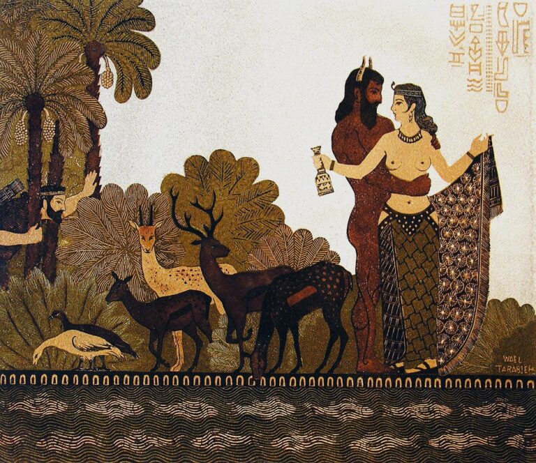 Gılgamış Destanı İllüstrasyonu – Wael Tarabieh