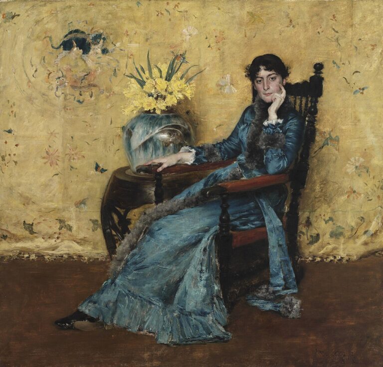Miss Dora Wheeler’ın Portresi / Portrait of Miss Dora Wheeler (1883) — William Merritt Chase