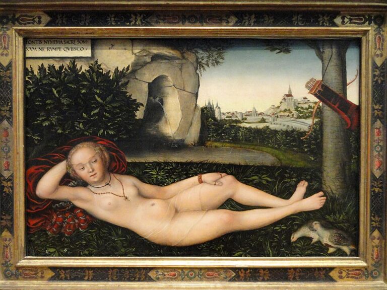 Lucas Cranach the elder - Kaynak Perisi - The Nymph of the Spring