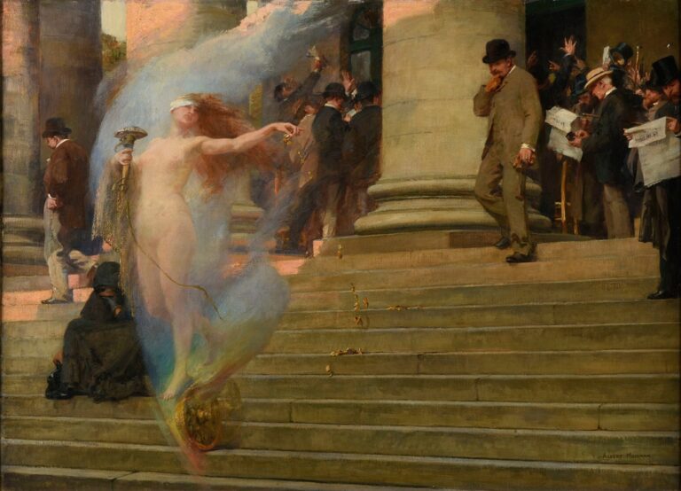Albert Maignan – La Fortune passe (1895)