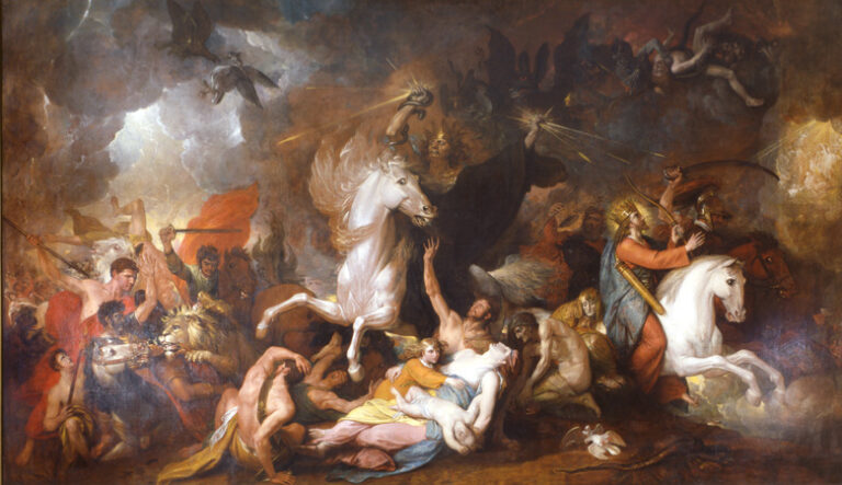 Benjamin West — Ölüm: Soluk At Üzerinde / Death on the Pale Horse (1817)