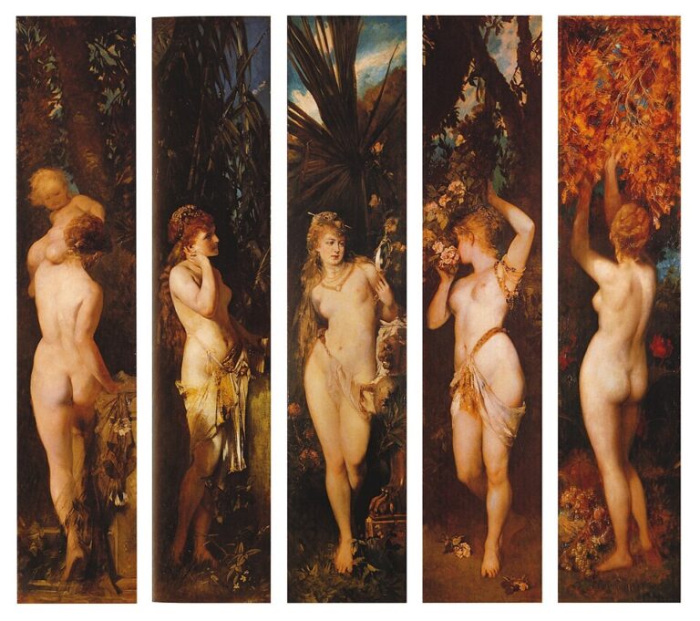 Hans Makart — Beş Duyu / The Five Senses (1879)