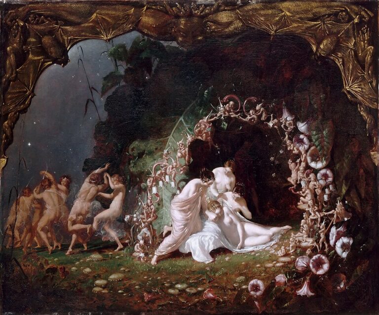 Titania’nın Uykusu / Titania Sleeping (1841) - Richard Dadd