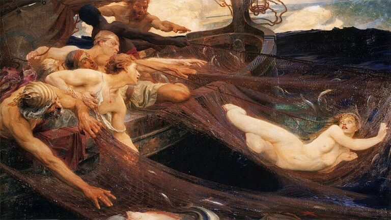 Deniz Kızı – The Sea Maiden – Herbert James Draper