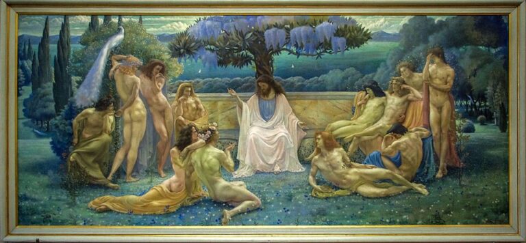 Jean Delville — L’École de Platon / Platon’un Okulu