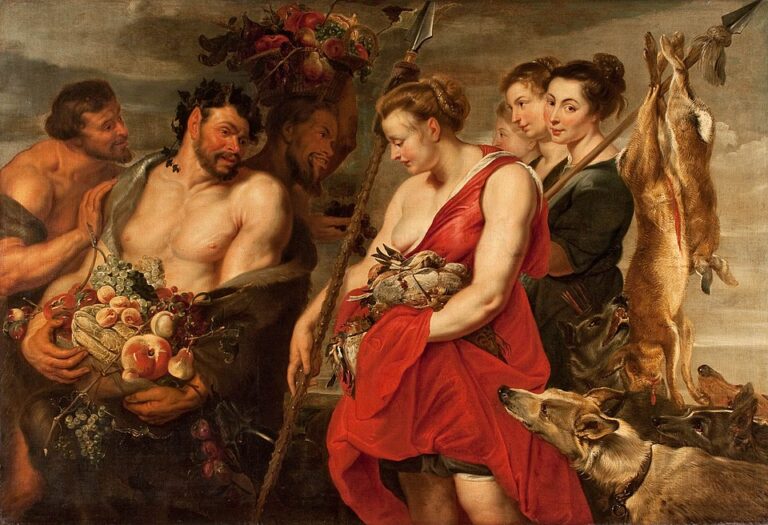 Peter Paul Rubens — Diana Presenting the Catch to Pan / Diana’nın Av Ganimetini Pan’a Sunuşu