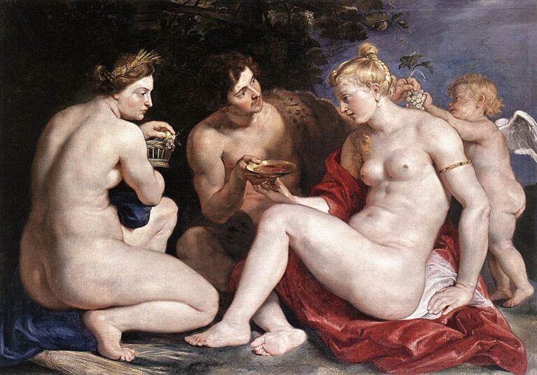 Peter Paul Rubens — Venüs, Aşk Tanrısı, Bakkhos ve Demeter / Venus, Cupid, Bacchus and Ceres