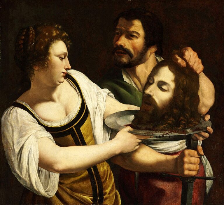 Artemisia Gentileschi — Salome with the Head of Saint John the Baptist / Vaftizci Yahya’nın Başıyla Salome (1610–1615)