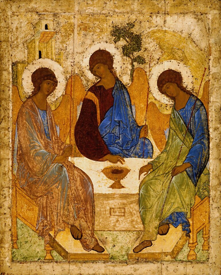 Kutsal Üçlü (Troitsa) — Holy Trinity (Trinity) Kutsal Üçlü (Troitsa) — Holy Trinity (Trinity) Andrei Rublev Holy Trinity Troitsa MeisterDrucke 770 filomytohs 1