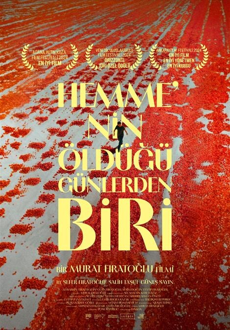 Güneşin kavurduğu bir taşra gününde, sabrının sonuna gelen bir işçinin bastırılmış öfkesini ve gündelik absürtlükler içinde dolaşan sessiz isyanını anlatan trajikomik atmosfer.
Kaynak: https://tr.wikipedia.org/wiki/Dosya:Hemme%27ni
n_%C3%96ld%C3%BC%C4%9F%C3%BC_
G%C3%BCnlerden_Biri_afi%C5%9Fi.jpg