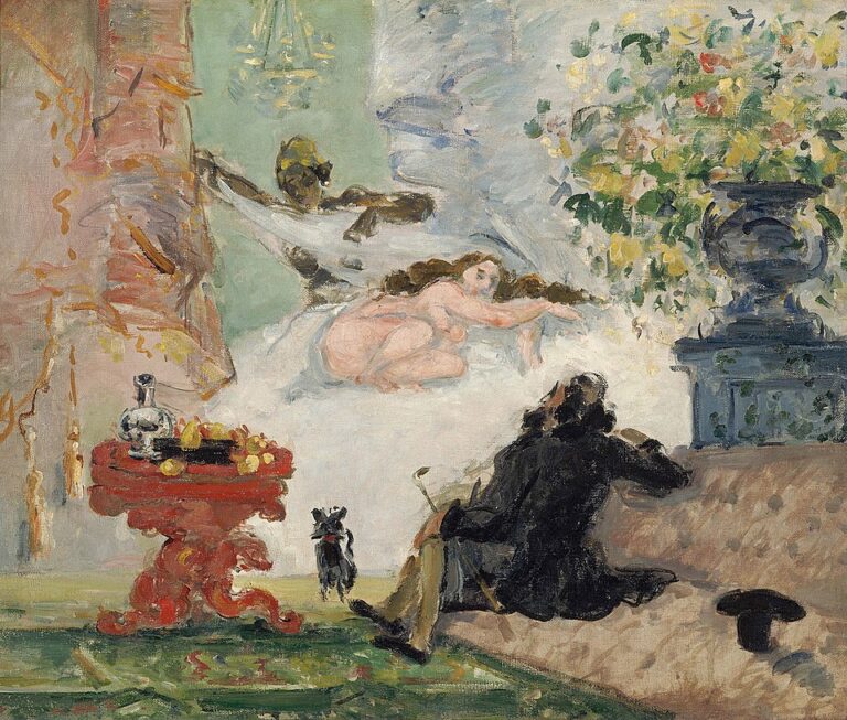 Paul Cézanne, Modern Olympia (A Modern Olympia / Une moderne Olympia), 1873–1874 arası, tuval üzerine yağlıboya,