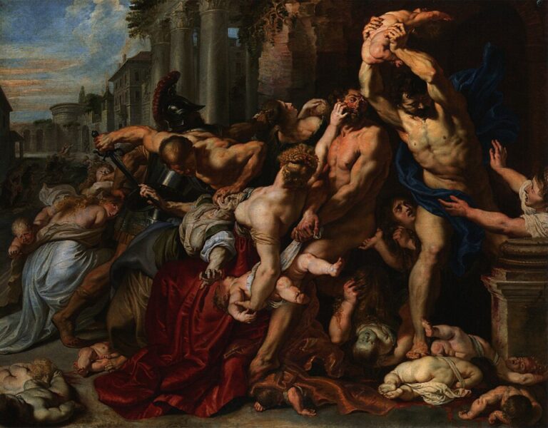 Peter Paul Rubens, Masumların Katliamı — Massacre of the Innocents, 17. yüzyıl, yağlıboya.