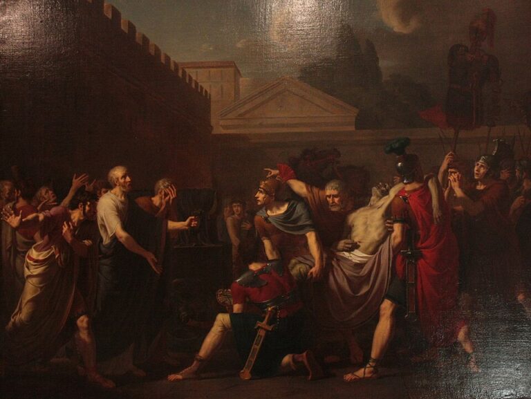 Brutus’un Ölümü – The Death of Brutus -Pierre-Narcisse Guérin