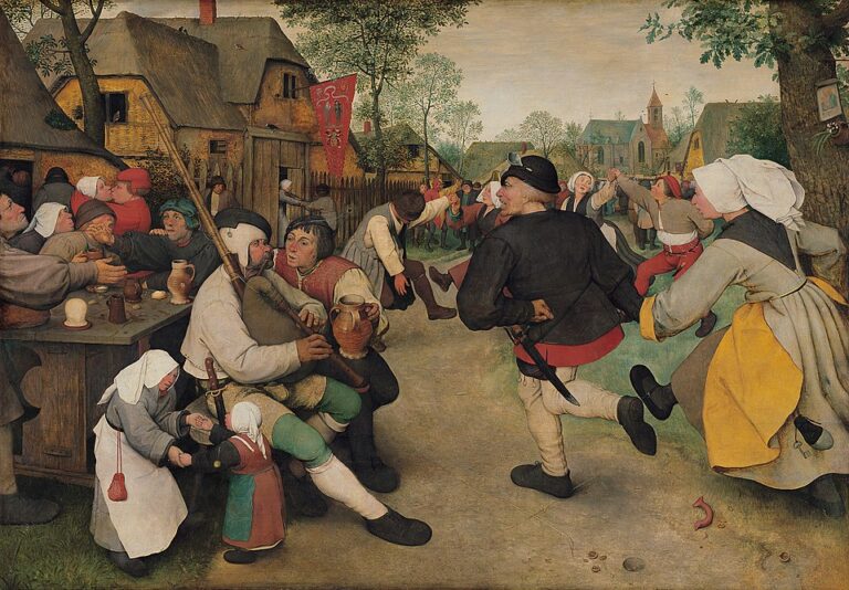 Pieter Bruegel (Yaşlı), Köylü Dansı / The Peasant Dance, 1568 dolayları.