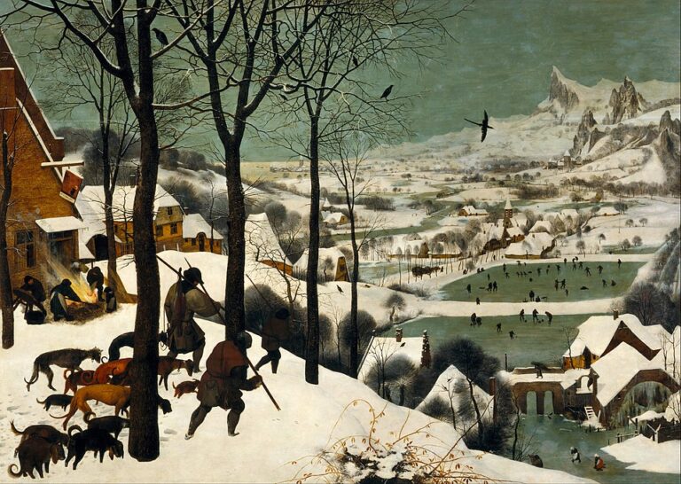 Pieter Bruegel the Elder, Karda Avcılar (Hunters in the Snow), 1565. Panel üzerine yağlı boya.