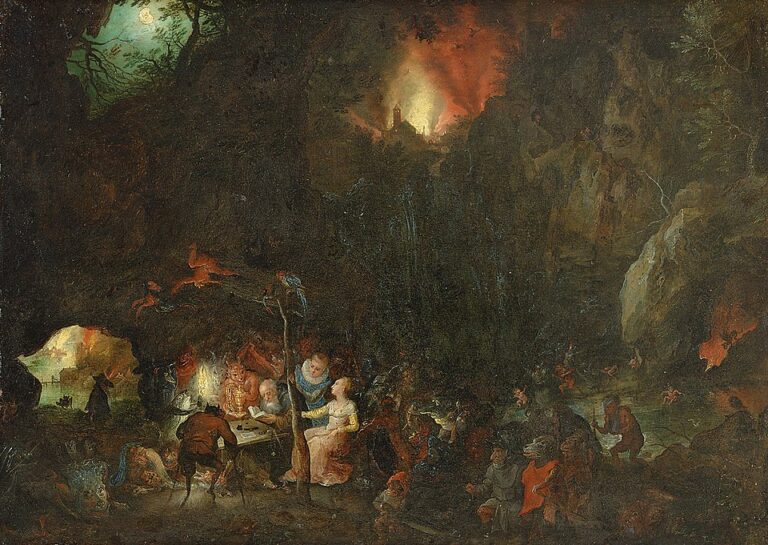 Jan Brueghel the Elder, Aziz Antonius’un Baştan Çıkarılması / The Temptation of St. Anthony, 17. yüzyıl başları, yağlıboya.