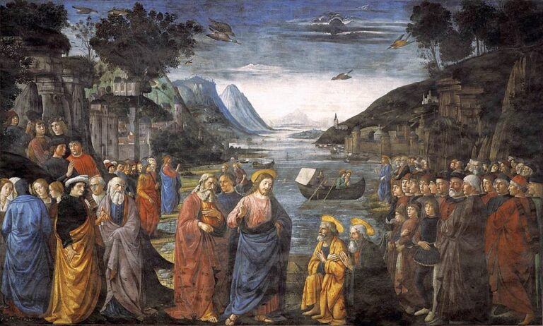 Domenico Ghirlandaio — Havarilerin Çağrılışı / Calling of the Apostles, 1481.