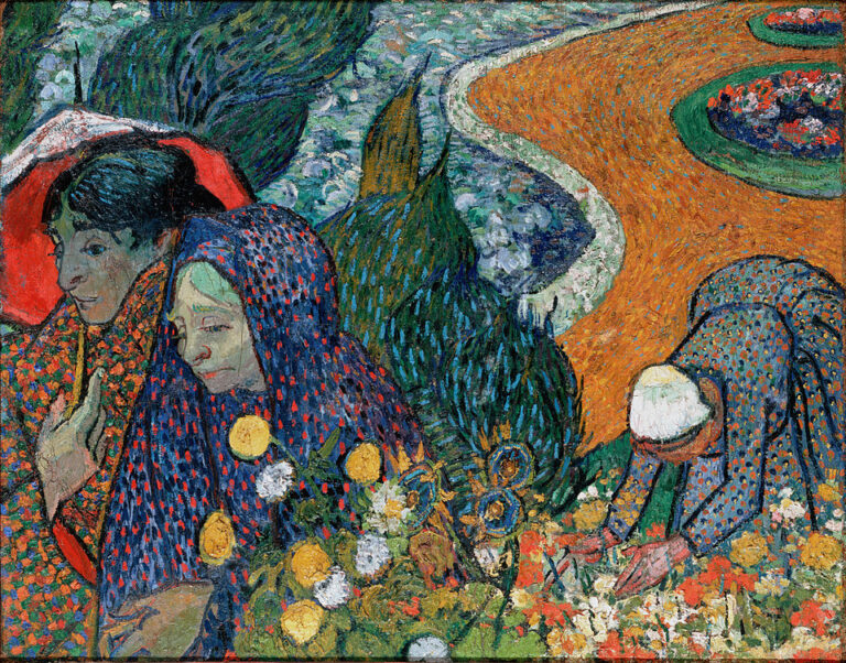 Vincent van Gogh, Etten Bahçesinin Hatırası / Memory of the Garden at Etten (Ladies of Arles), 1888, yağlıboya.
