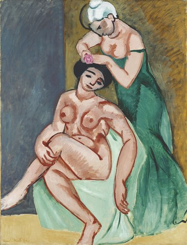 Henri Matisse — Bei der Toilette (La Coiffure) — yağlıboya, tuval.