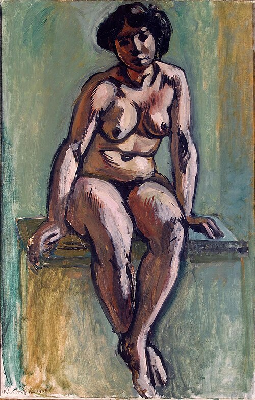Henri Matisse — Oturmuş Kadın / Seated Woman, 1908, tuval üzerine yağlıboya.