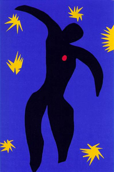 Henri Matisse — İkarus / Icarus, 1943–44, Jazz serisi (kâğıt kesme).