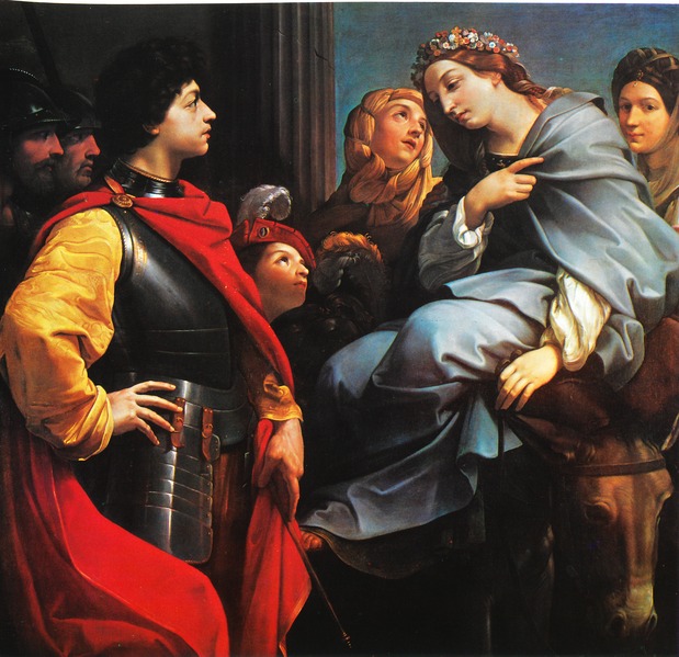 Guido Reni, Davut ve Abigail / David and Abigail, 17. yüzyıl ilk yarısı, yağlıboya.
