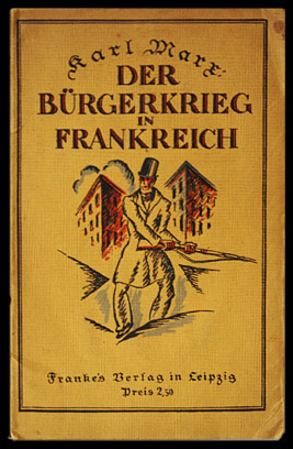 Fransa'daki İç Savaş , 1922 Almanca baskısı Fransa'daki İç Savaş , 1922 Almanca baskısı