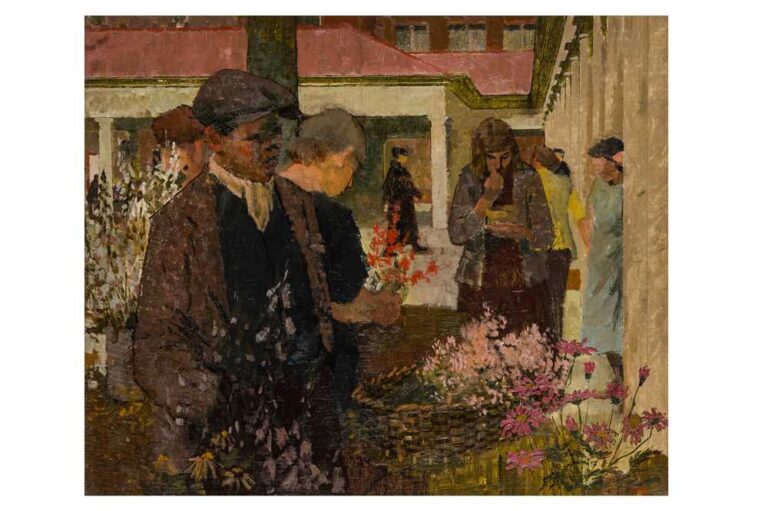 Çiçek Tezgâhı / The Flower Stall — Norman Blamey
