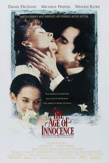 Masumiyet Çağı / The Age of Innocence — Yönetmen: Martin Scorsese Film Afişi
