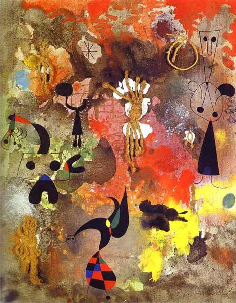 Joan Miró, Painting / Resim, 1950. Joan Miró, Painting / Resim, 1950.