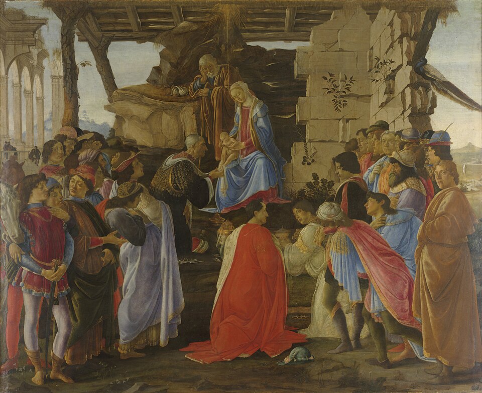 Sandro Botticelli, Adoration of the Magi / Müneccim Kralların Tapınması,