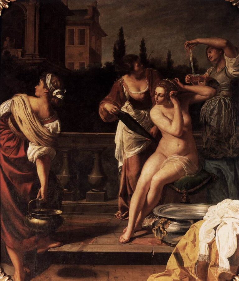 Artemisia Gentileschi ve Viviano Codazzi, Bathsheba Bathing,