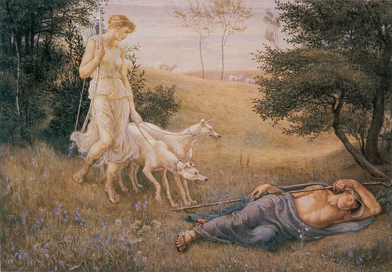 Walter Crane, Diana and Endymion / Diana ve Endymion,