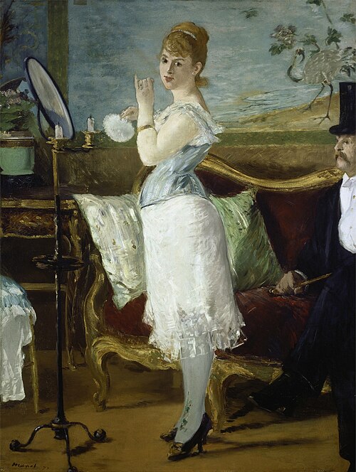 Nana: Manet’de Kadın, Bakış ve Modernlik Édouard Manet, Nana, 1877, Realizm sonrası modern Fransız resmi.