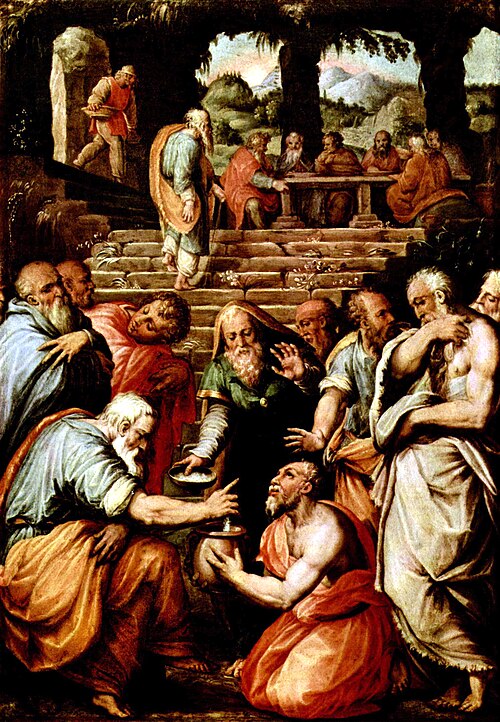 Elişa Peygamber / The Prophet Elisha — Giorgio Vasari Giorgio Vasari Elisa Peygamber filomythos